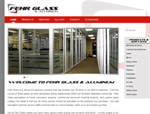 Tablet Screenshot of fehrglass.com